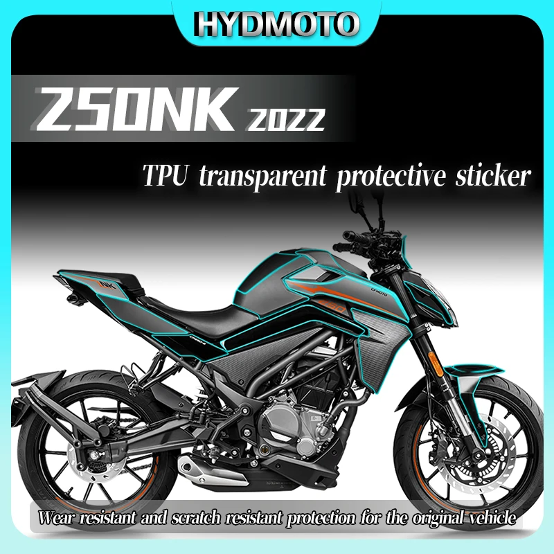 

For CFMOTO 250NK 2022 Motorcycle Accessories Invisible Car Clothing TPU Scratches Repair Waterproof Transparent Protective Film