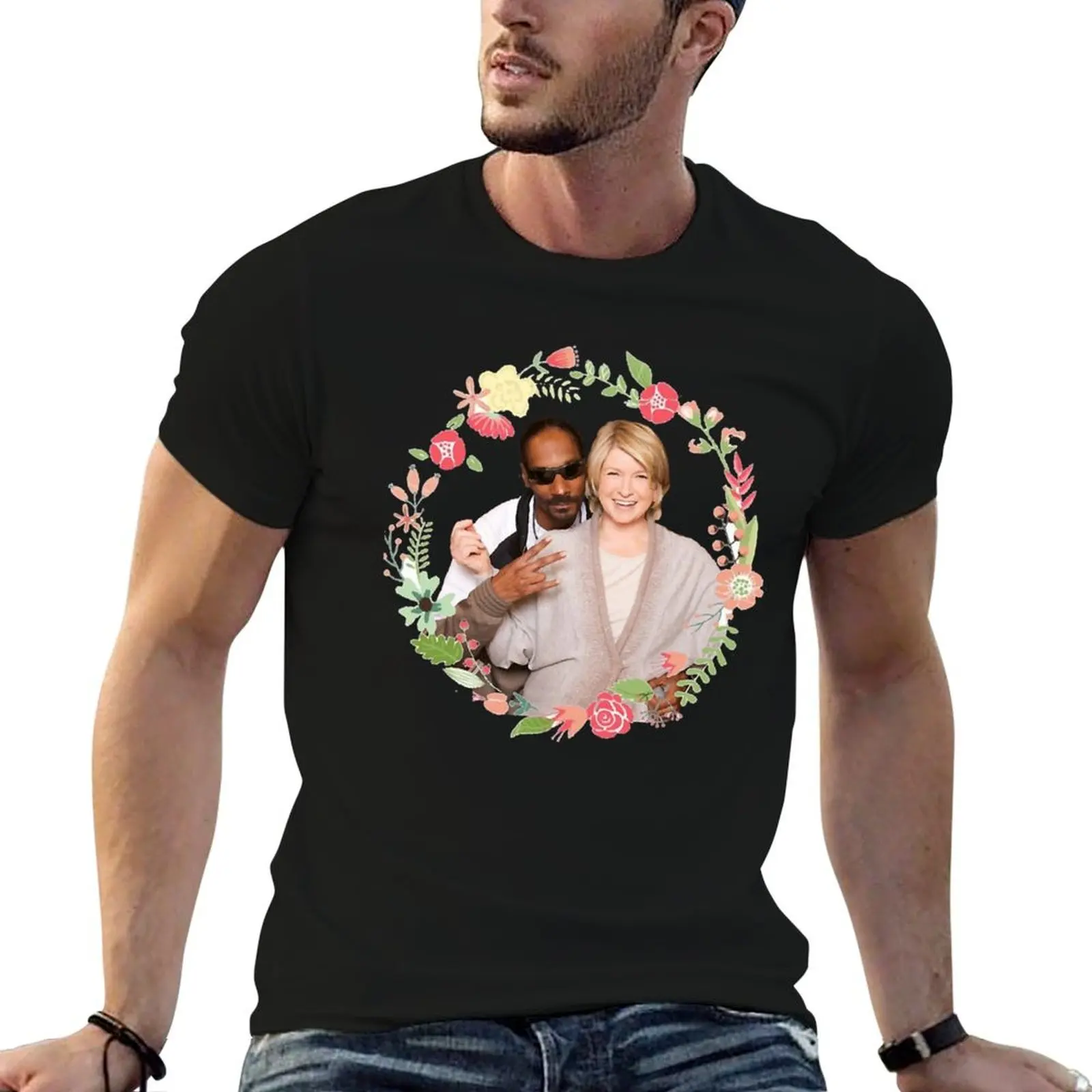 My Favorite People Army Snoop And Martha Dark Red Idol Gift Fot You T-Shirt graphic shirts anime mens big and tall t shirts