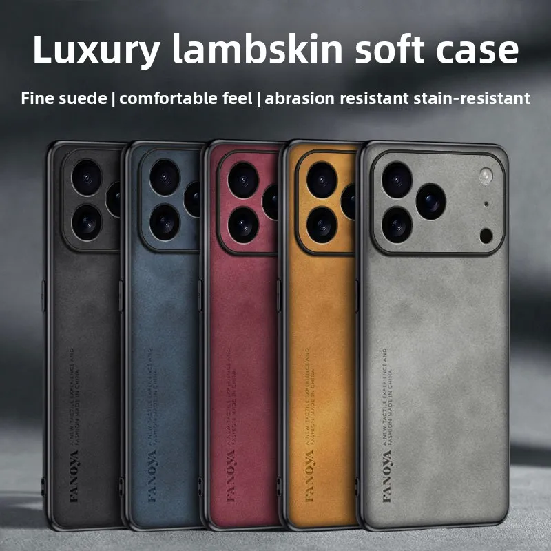 Luxuriöse Premium Business Leder-Handyhülle für Apple iPhone 11 12 13 14 15 16 17 Pro Max Sturzsichere Schutzhülle