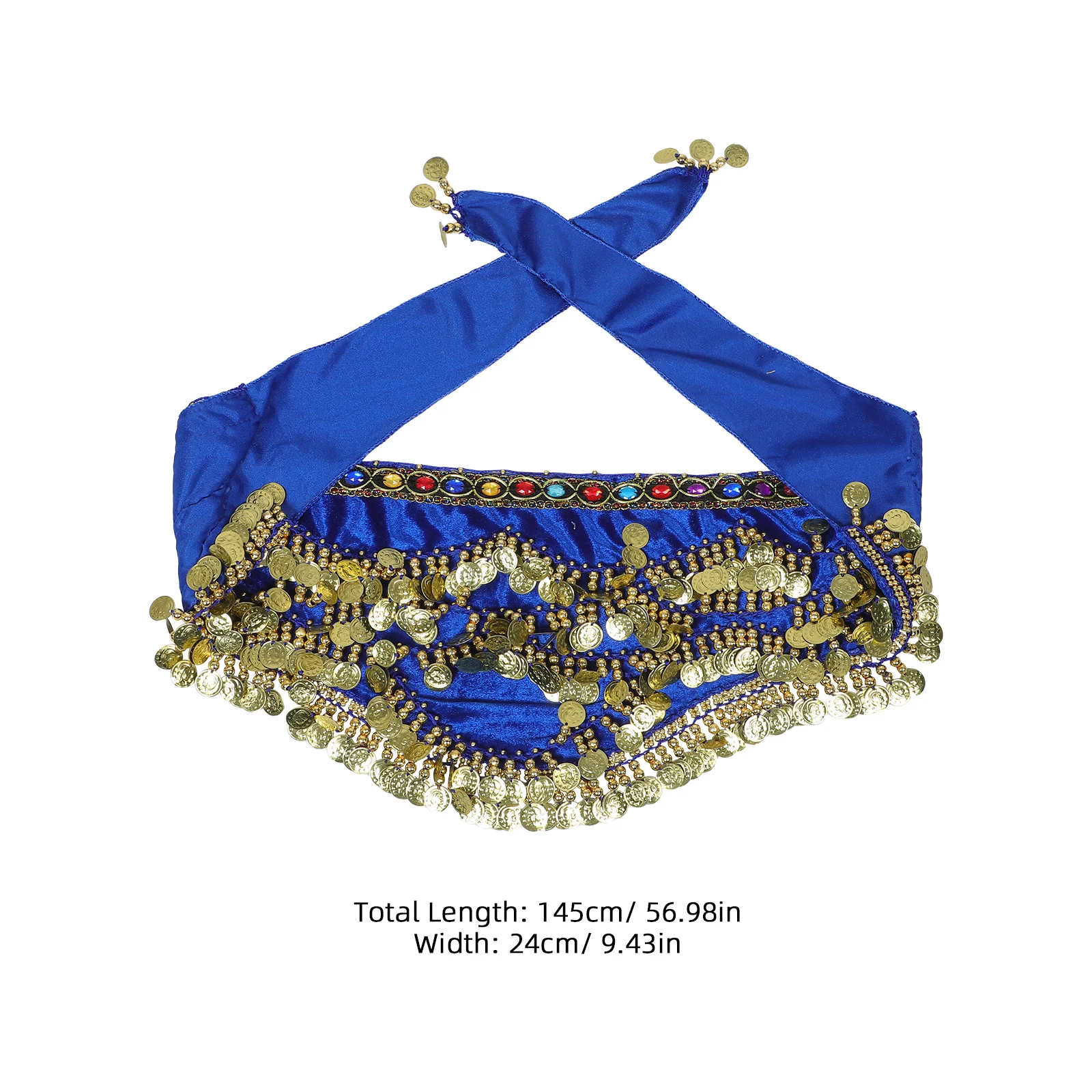 1 قطعة الرقص الشرقي الخصر سلسلة خمر بوهو شرابة وشاح الورك للنساء مرحلة الأداء زي التبعي #6