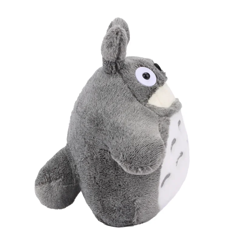 Bonito e macio brinquedo de pelúcia animal dos desenhos animados, dentes nus, gato, animado em torno de um divertimento, dormir, meu vizinho totoro