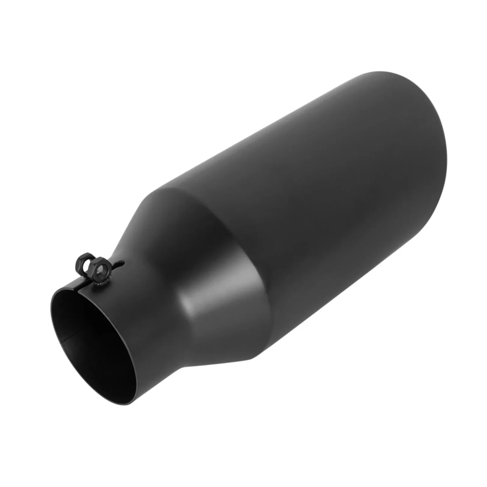 Black Diesel Exhaust Tip Stainless Steel Angle Cut 3