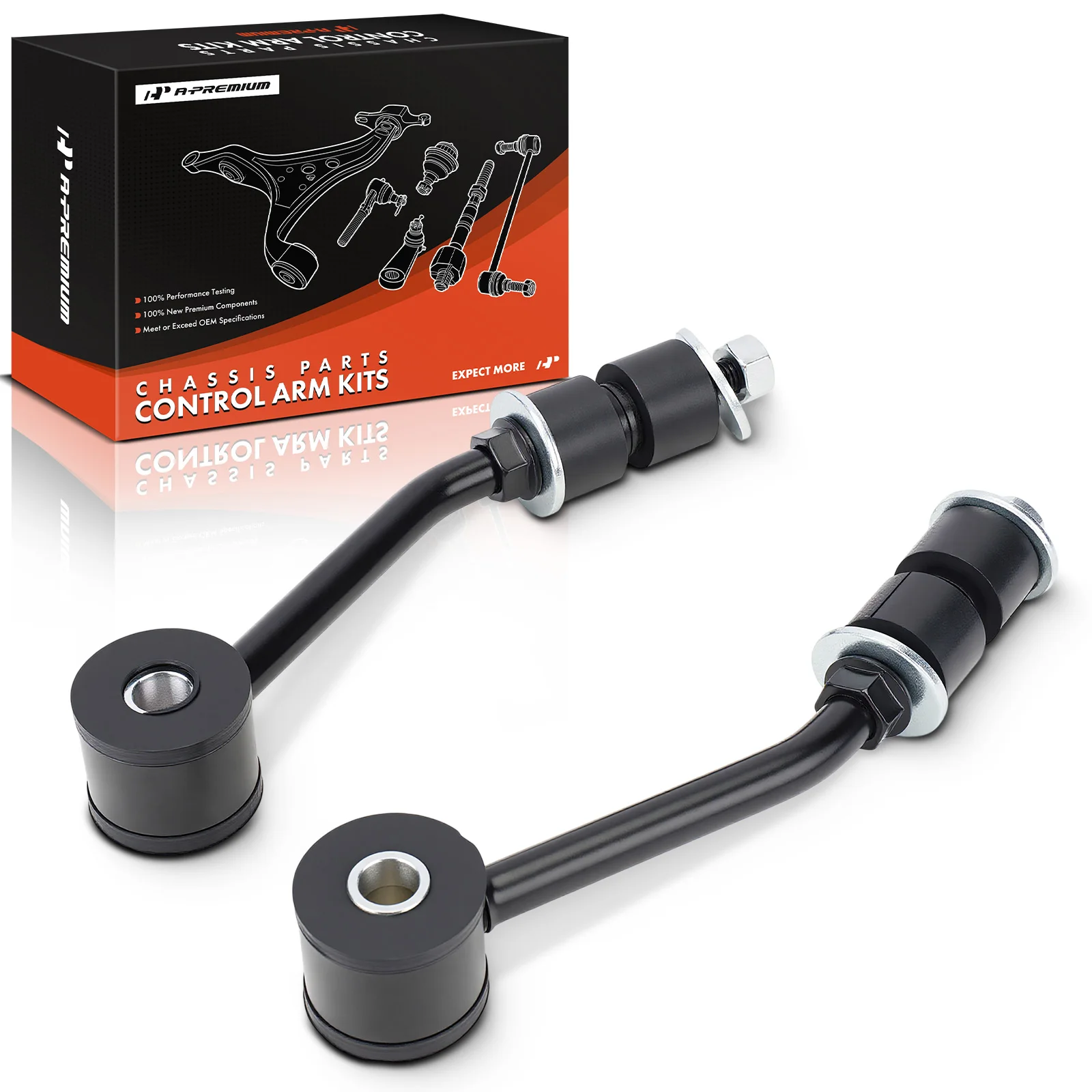 A-Premium 2x Front Suspension Stabilizer Sway Bar Link for Ford E-100 Econoline 1975-1983 E-150 Econoline 1975-1991