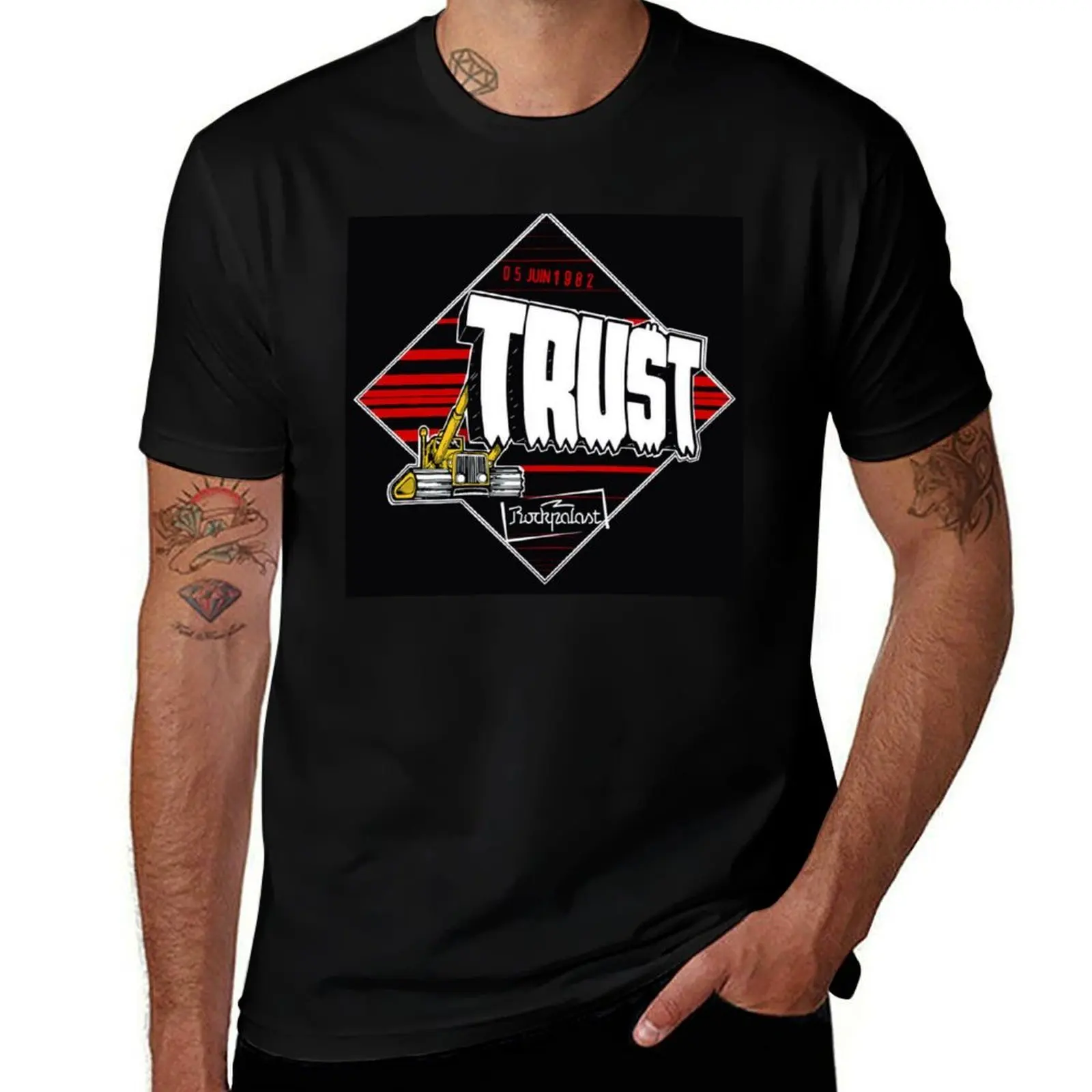 TRUST - Live au Rockpalast Album 2011 T-Shirt décontracté pour le travail