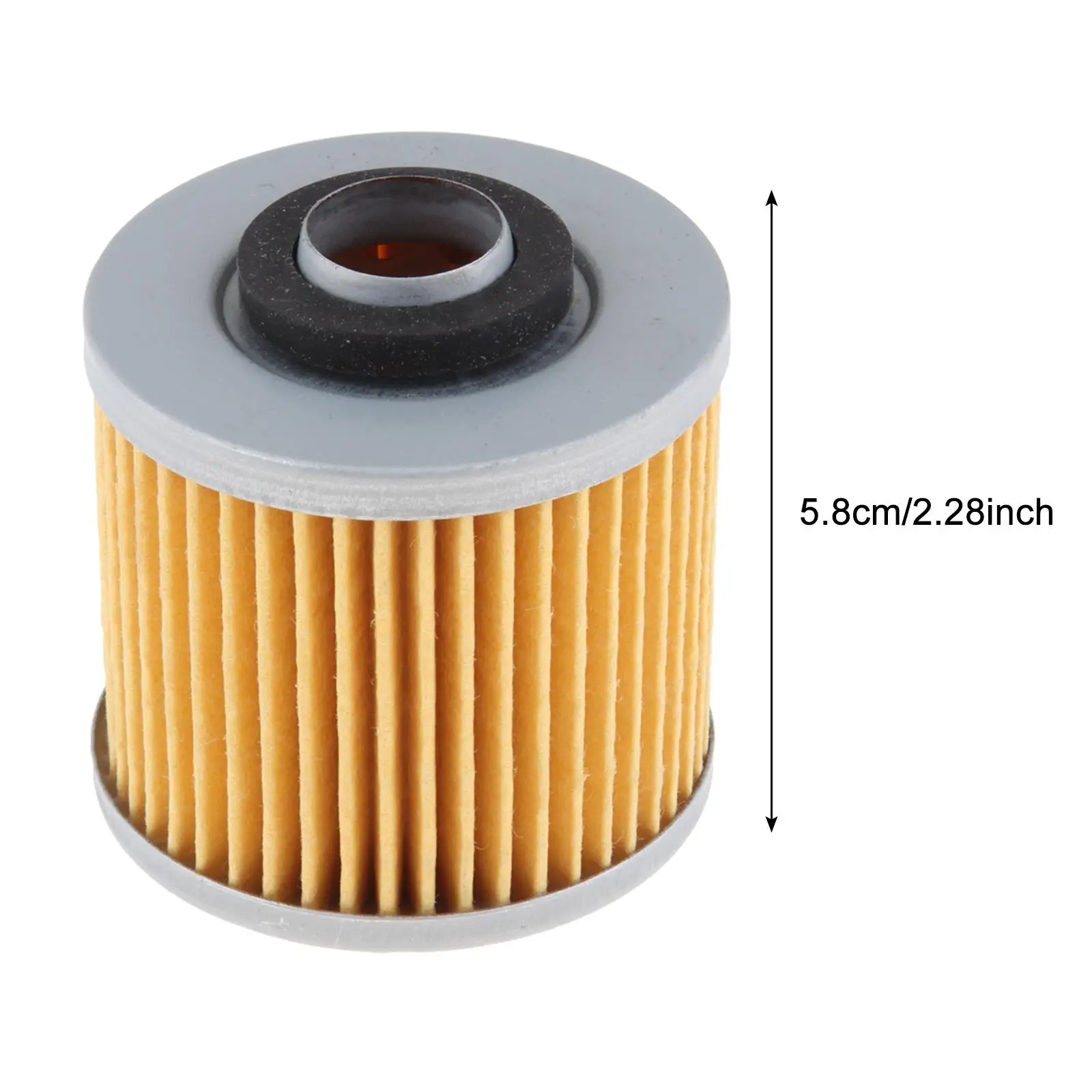 Motorcycle Oil Filter High Flow Filtration Durable Metal Core for Yamaha XV250 XV400 FZR250