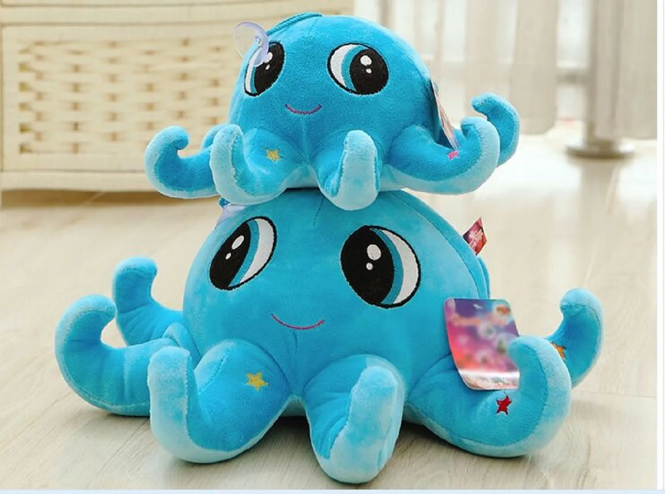 

lovely creative octopus toy plush blue octopus doll birthday gift about 50cm