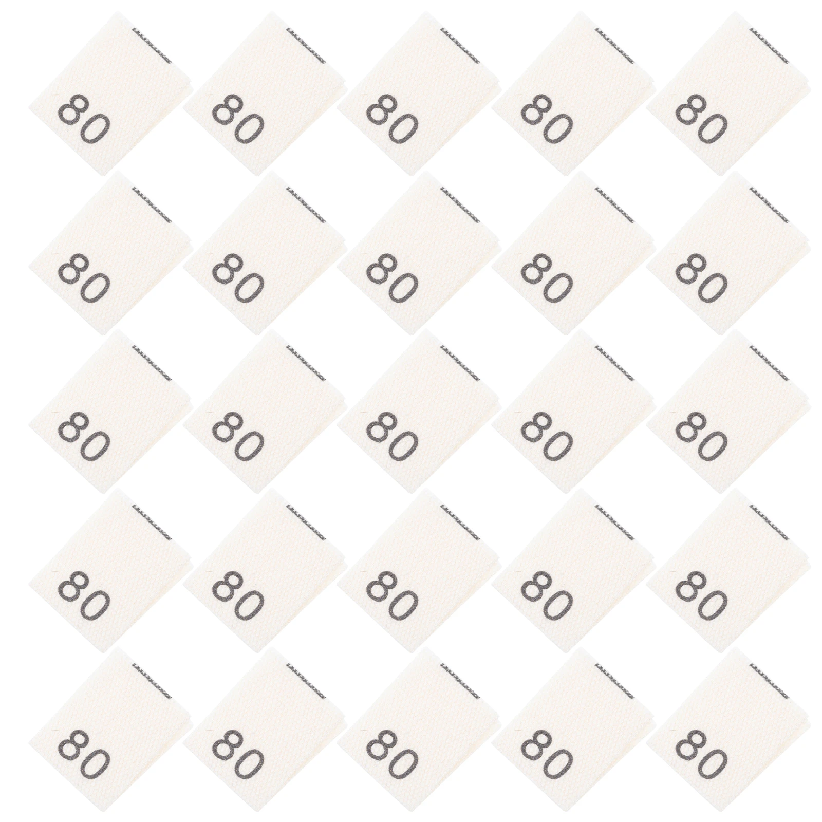 

200Pcs Children Clothes Size Tags Sew on Label Kids Garment Size Marks Sewing Accessories Clothing Accessories
