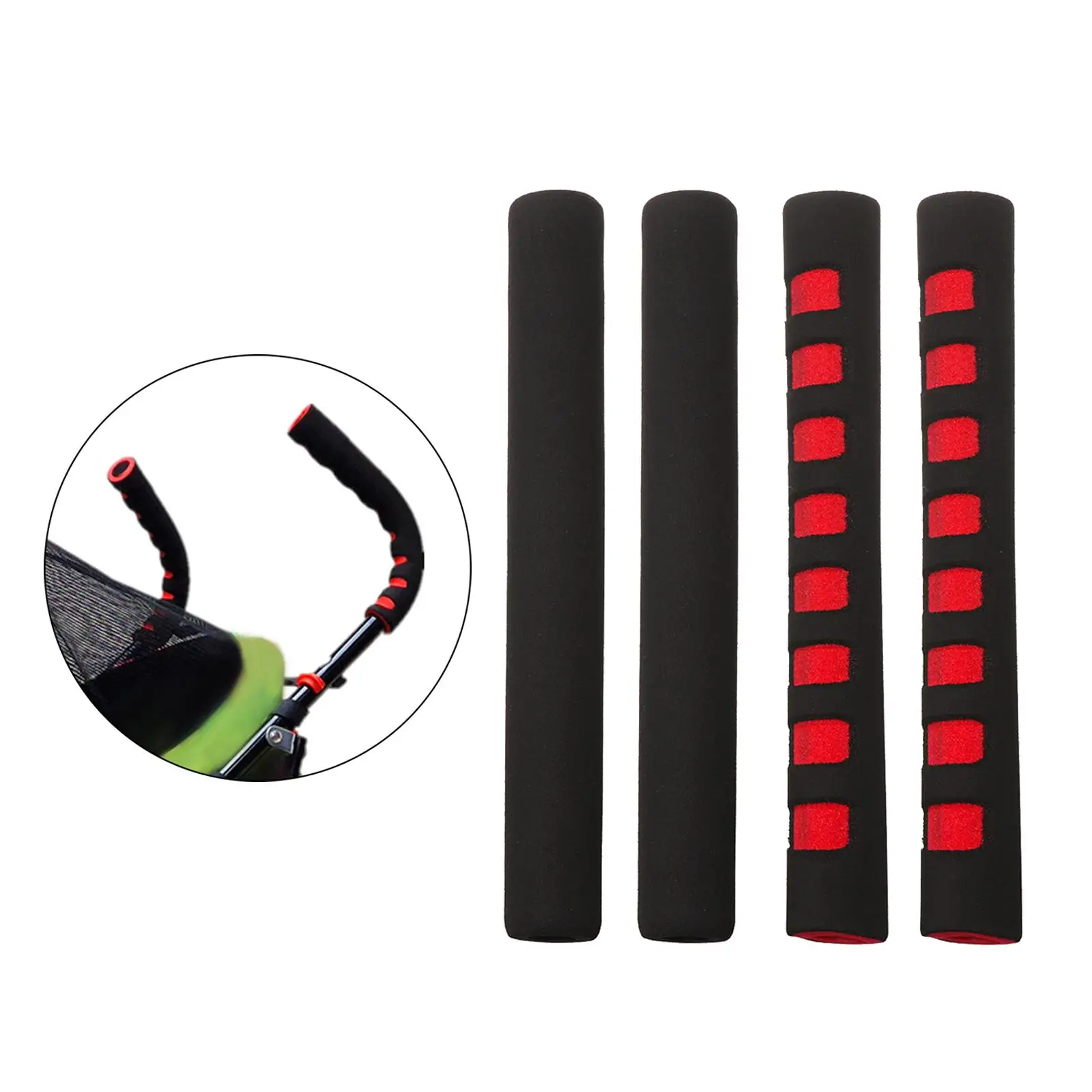 Protective Stroller Armrest Cover EVA Material Waterproof Dustproof Handle Grip for Universal Baby Pram Infant Toddler Buggy