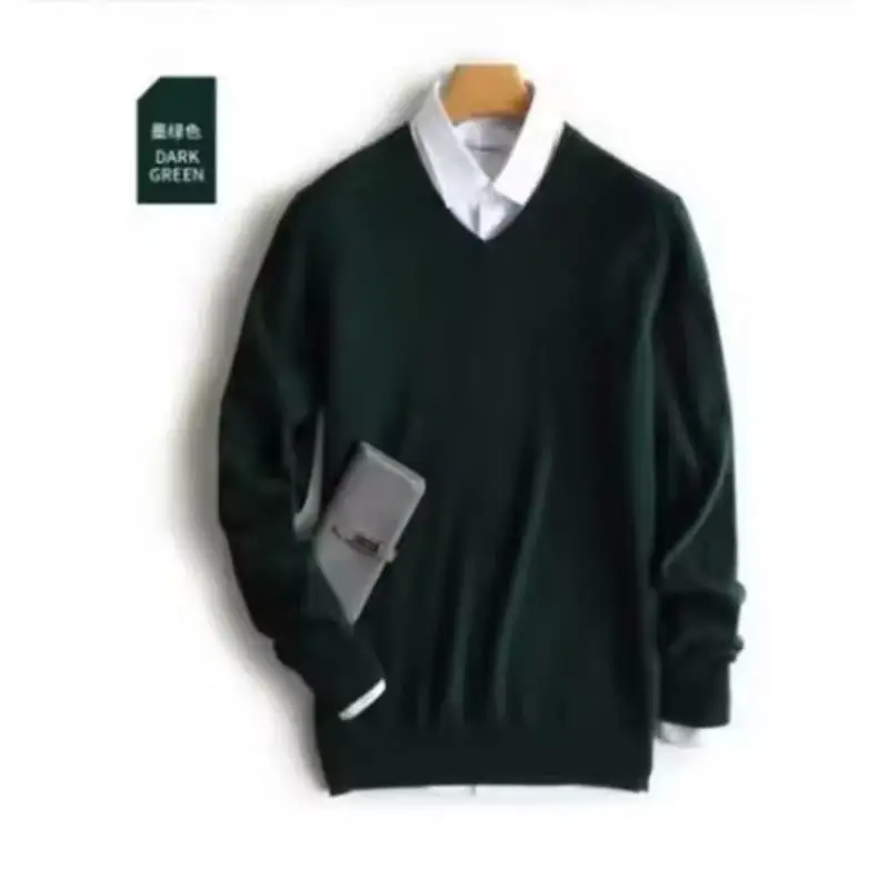 Dark green V