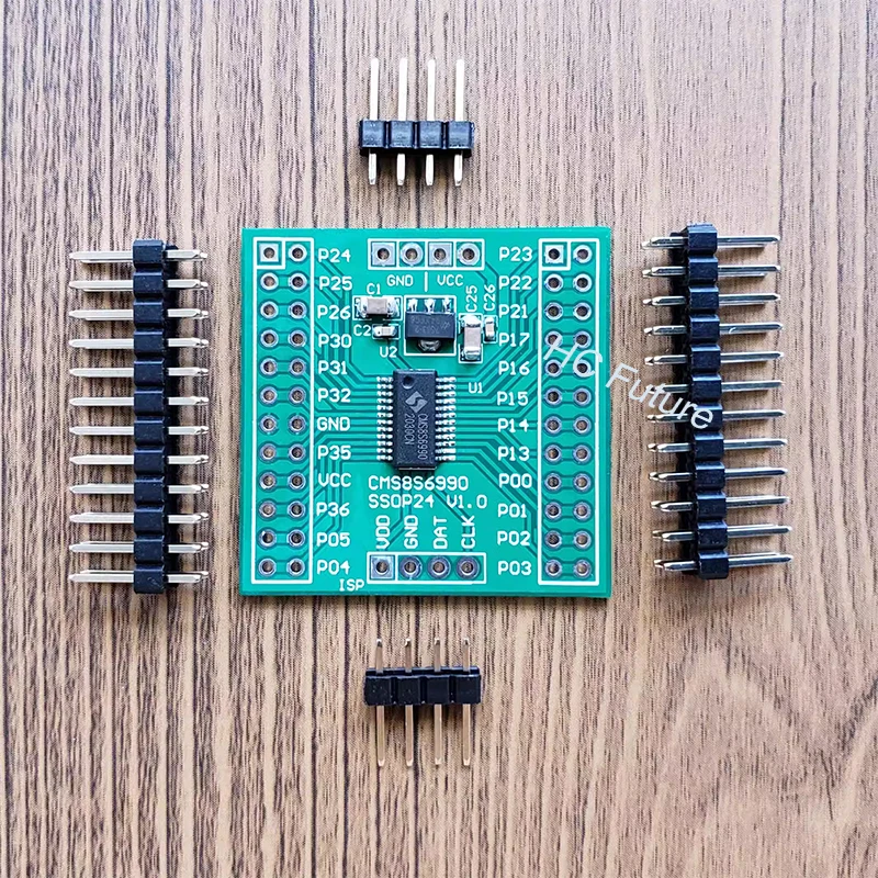 CMS8S6990 SSOP24 Microcontroller Development Board 8051 MCU Evaluation Demo for Cmsemicon Controller