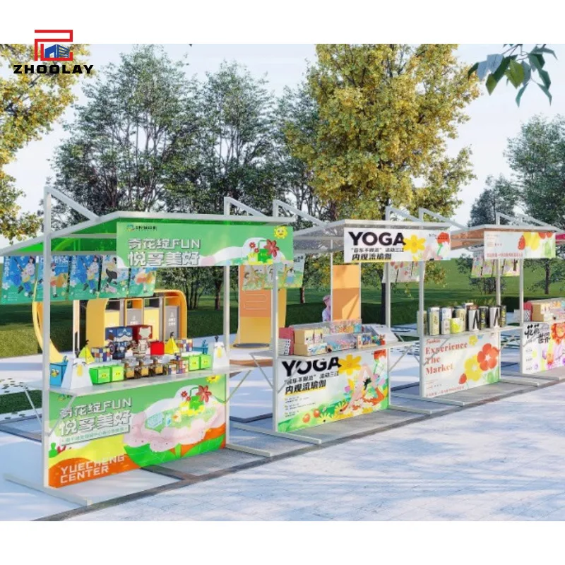 custom.Markets Sale Display Rack Outdoor Commercial Activities Booths  Portable Mobile Stands