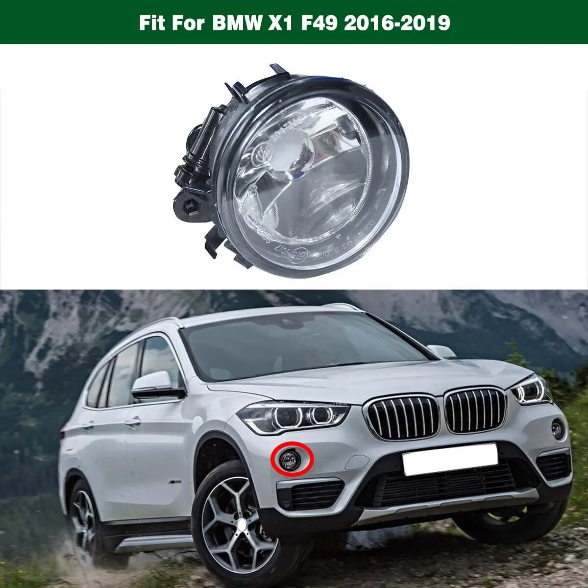 

LED Right Fog Lights Fog Lamp For BMW X3 F25 X1 X4 2011 2012 2013 2014 2015 2016