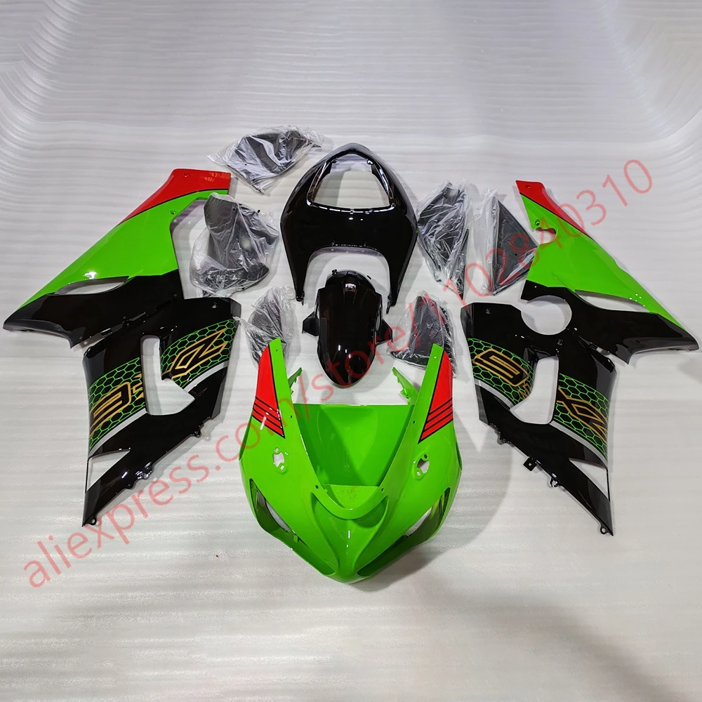 

ZX6R 2005 2006, полный мотоциклетный пластиковый компонентный обтекатель для Kawasaki ZX 6R 636 05 06, полный комплект обтекателей