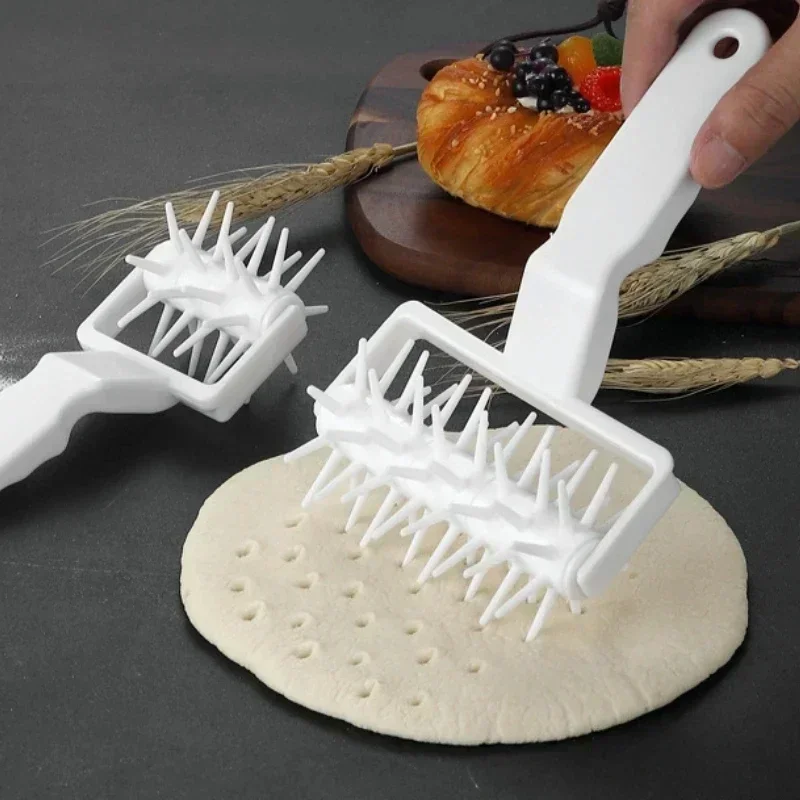 Pizza Deegroller Punch Gebak Roller Pin Biscuit Deeg Pie Gat Embossing Deeg Roller Rooster Craft Keuken Bakken Koken Gereedschap