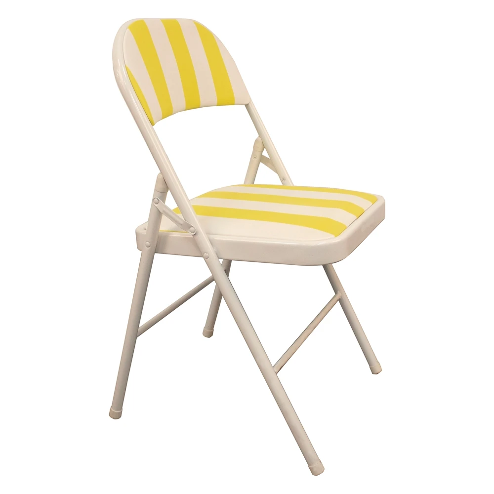 ！@Modern Design Stackable Custom PU Leather Eco-Friendly Folding Dining Chair for Events and Home Furniture From China