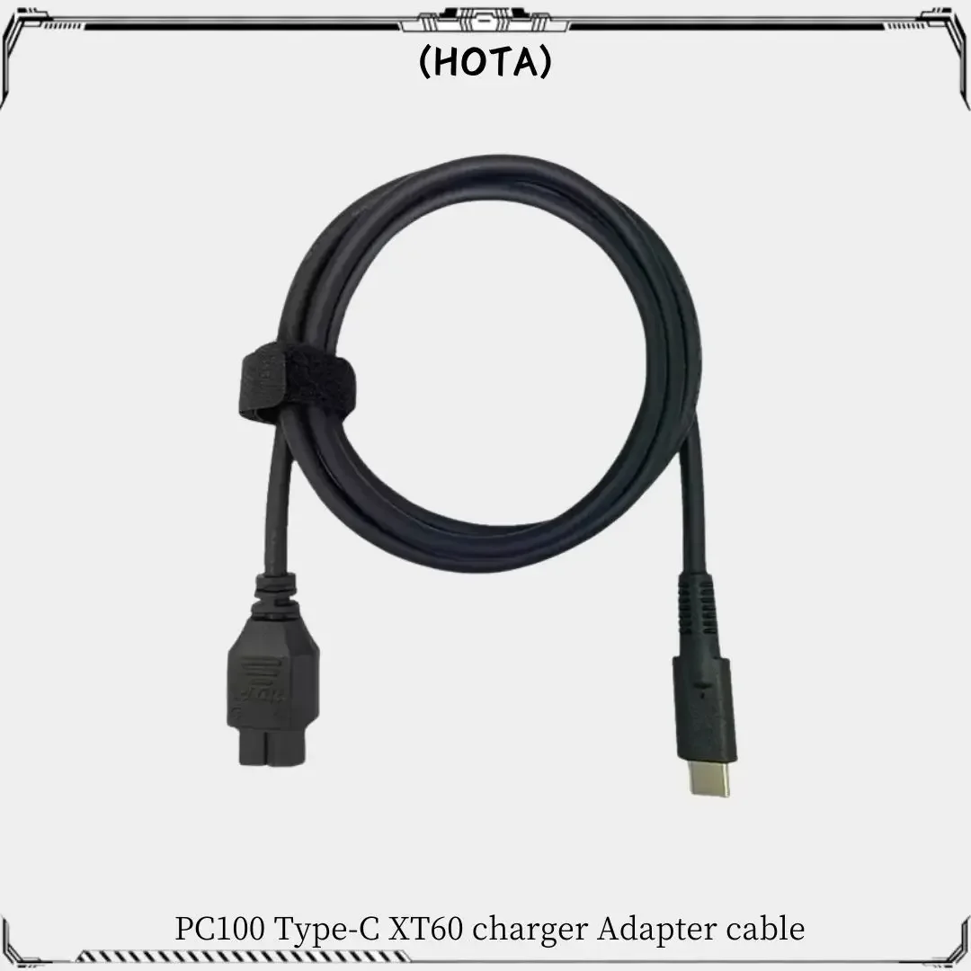 HOTA New PC100 Type-C XT60 Charger Adapter Cable Charging Cable Connection Cable Power Supply DC Charging