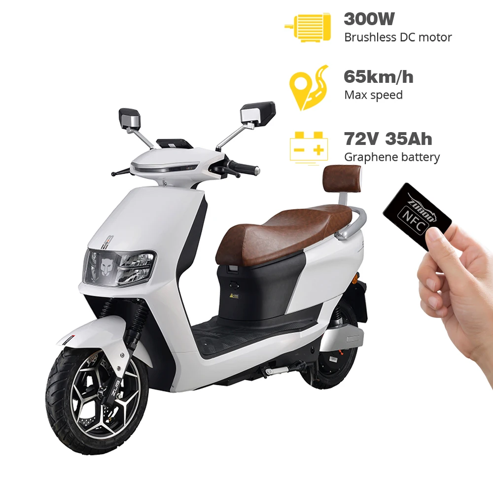 

Taizhou New Design High-powered City 72v Electric Motorcycles Scooter with Motorcustom