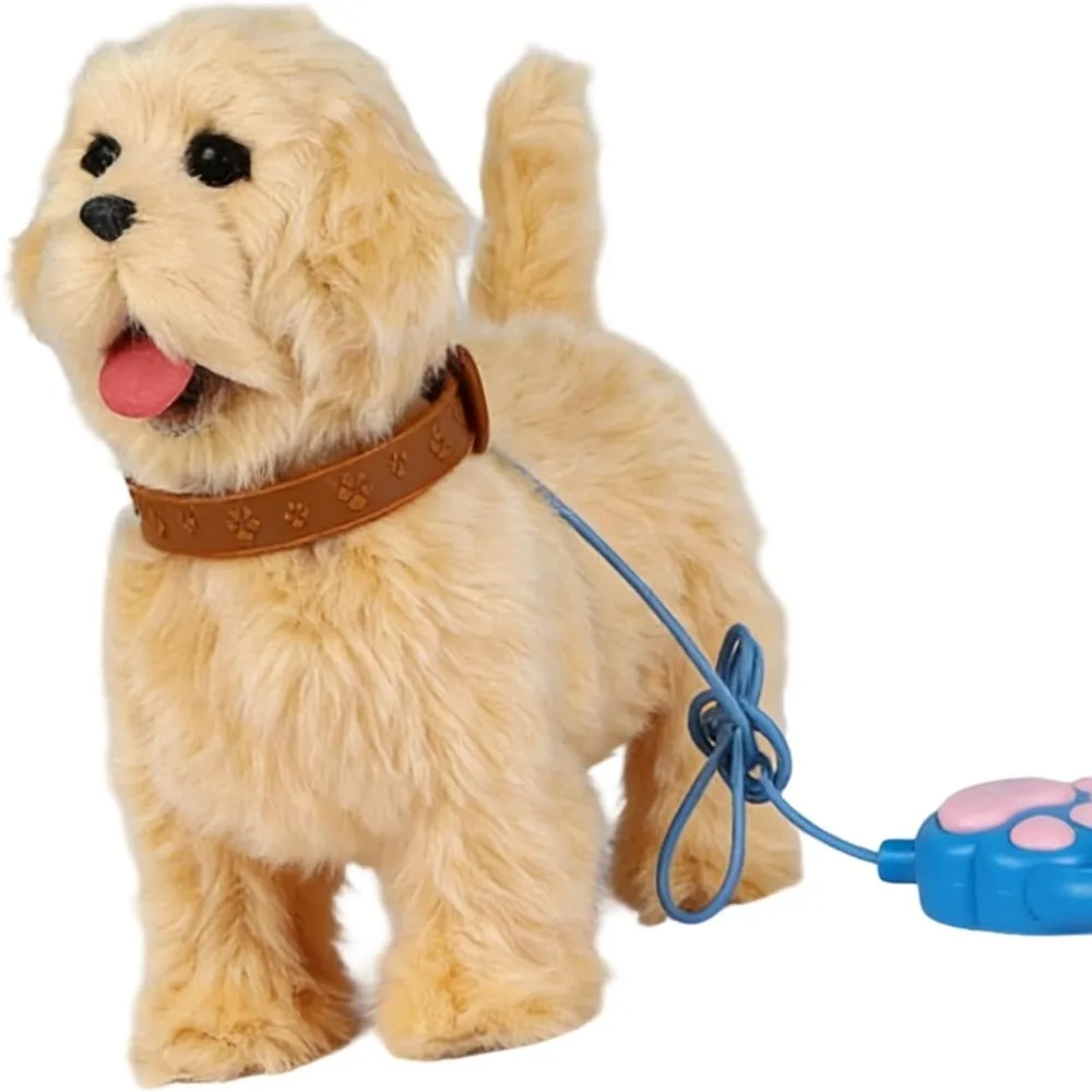 

New with Touch Sensing Dog Toy with Lifelike-Sounds with Voice Mimic Cat Toy Licking Motion Interactive Kitten Toy Children