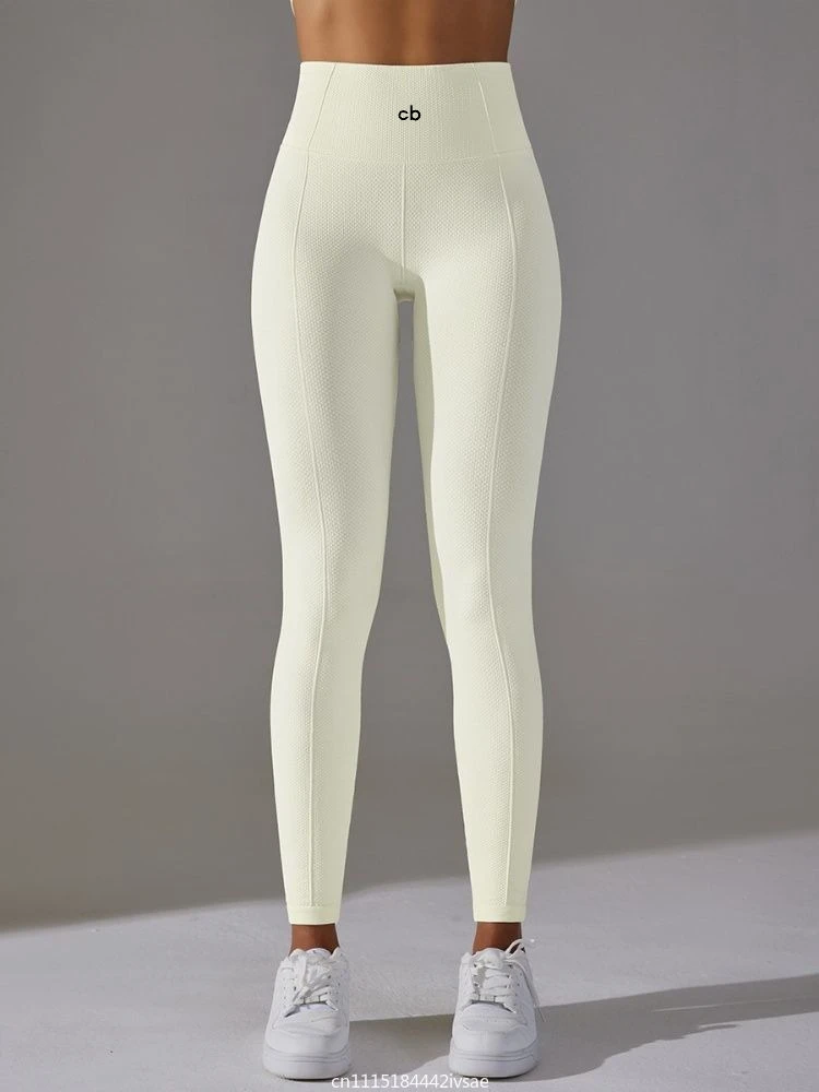 Women Seamless Hip Lifting Fitness Pants High Waist Push Up Yoga Leggings  Breathable High Elastic Gym Clothing Sports Trousers
