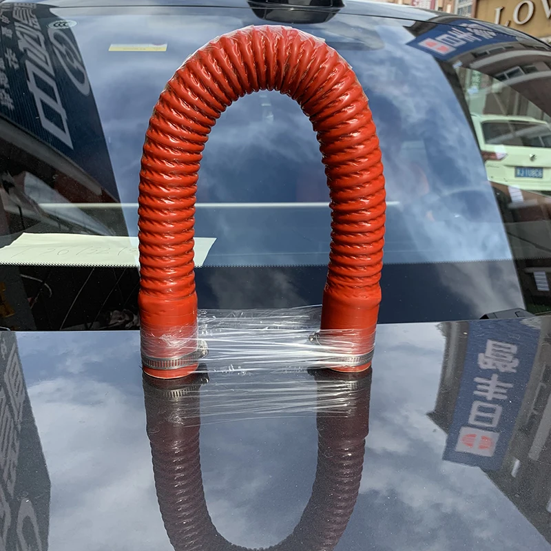 ID30-100mm Length 400mm-700mm Silicone Flexible Hose Air Intake Pipe Radiator Tube High Pressure Temperature Rubber Joiner