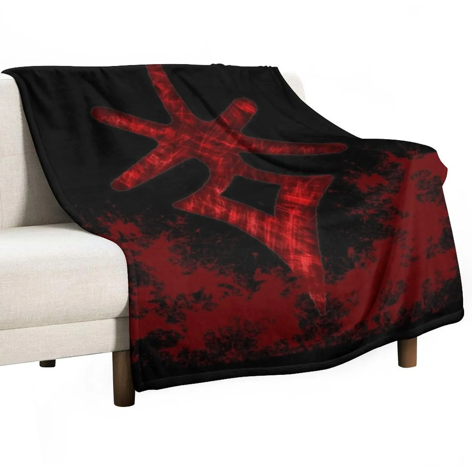 

Life Blood of the Dark Knight Throw Blanket Fluffy Blankets Large Hair Blanket