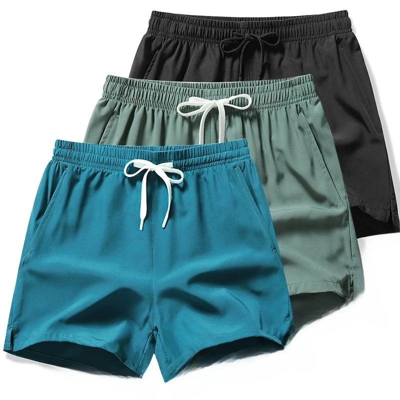 

Ice Silk Sports orts Men Women Summer Qui Dry Casual Couple Tee-Quarter Loose Fit Running Fitn Elastic Waisand