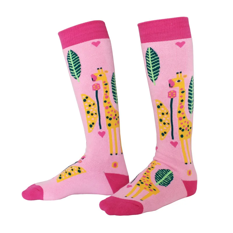 Soared Family Ski Socks Thermal Winter Kids Adults Essential Merino Wool Blend Cushioned Hiking Moisture-Wicking Matching Gear view 2