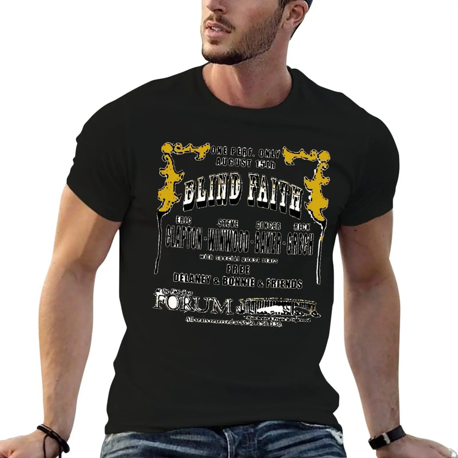 Blind Faith Concert poster. Essential T-Shirt funny t shirts man t shirts for man cotton T-Shirt