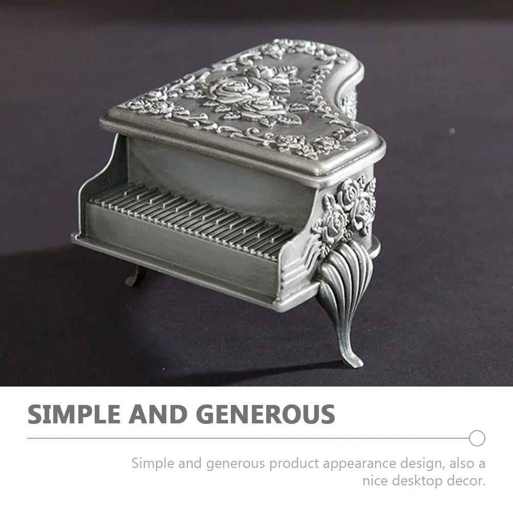 Retro Jewelry Box Metal Storage Container Earrings Rings Organizer European Style Decor Retro Trinket Gift Box