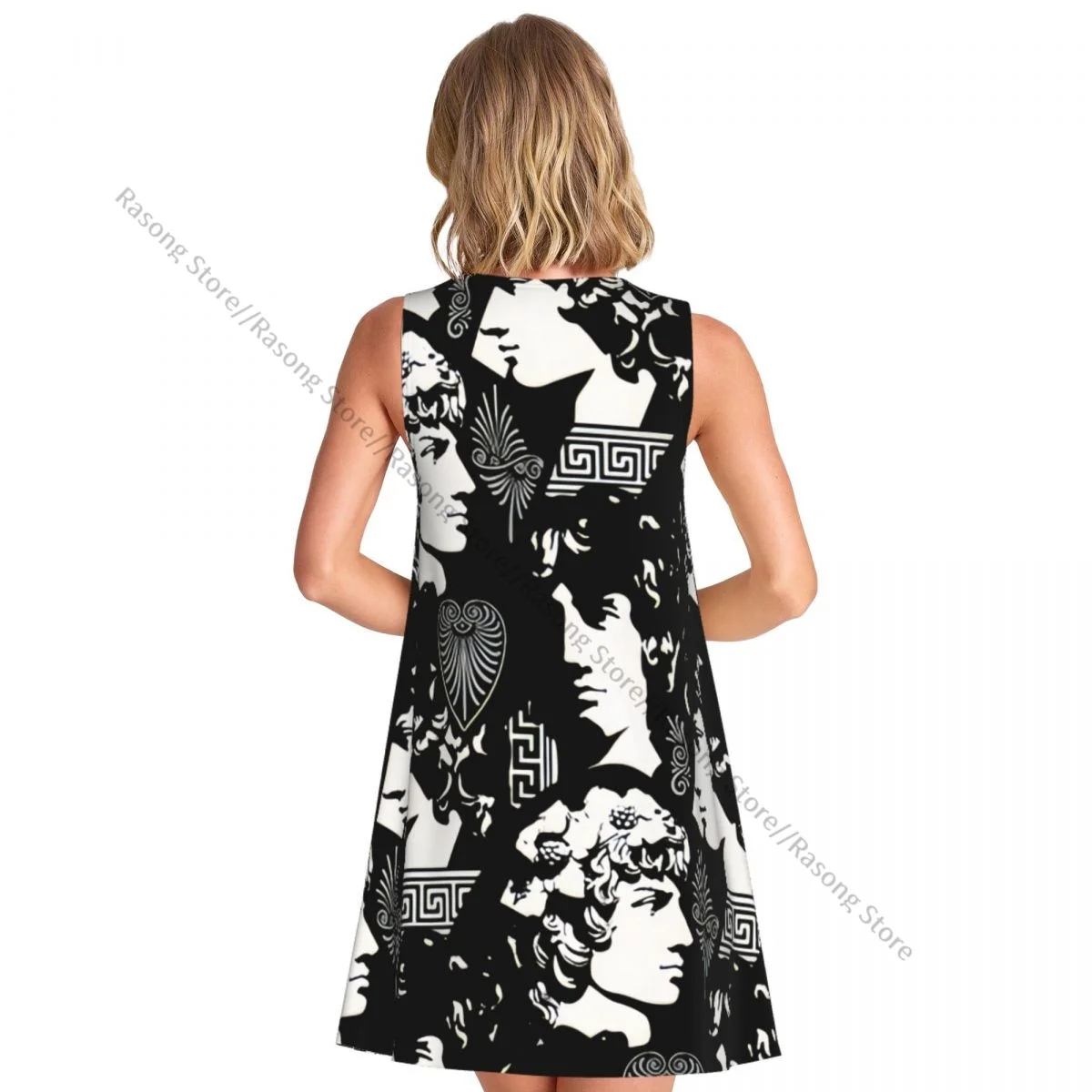 ชุดสตรี Antinous พระเจ้าฤดูร้อน Casual T เสื้อชายหาดชุดถัง