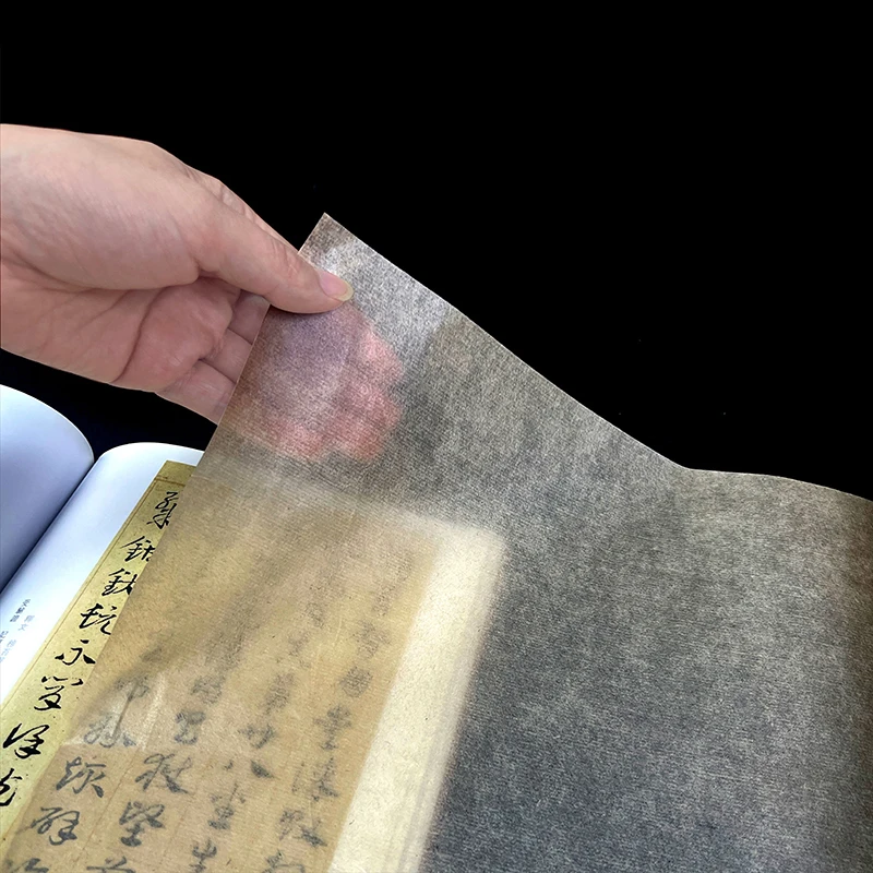 20M Xuan Paper Super Thin Cicada Wing Long Scroll Antique Chinese Calligraphy Ink Writing Practice Rice Paper Copying Hook Line