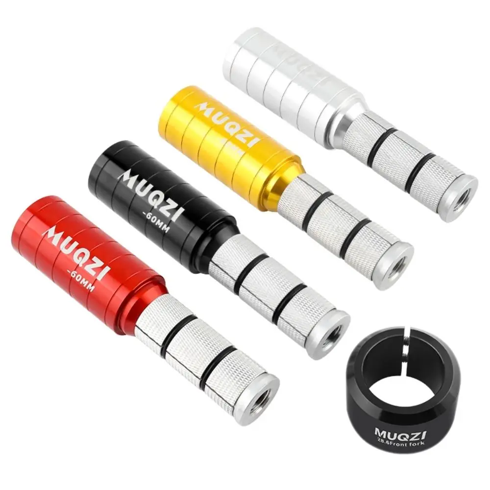 

28.6 Fork Stem Extender Aluminum Alloy with Retainer Handlebar Stem Extension Lightweight Invisible Type Handlebar Riser Adaptor