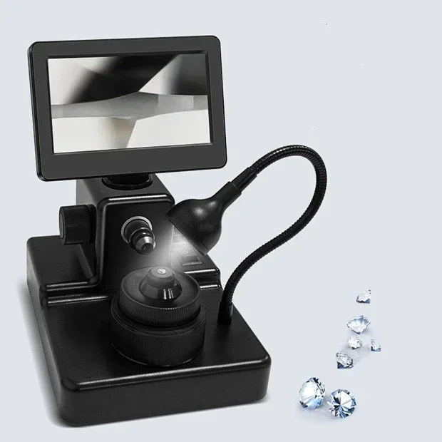 4.3 Inch HD LCD 1000X   Digital  Diamond Girdle Number Reader   Inscription Microscope with Lcd Screen