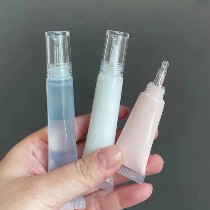 5/10PCS 클리어 파운데이션 디스펜서 병 액체 드로퍼 병 아이 젤 크림 로션 빈 튜브 여행 에센스 샘플 용기