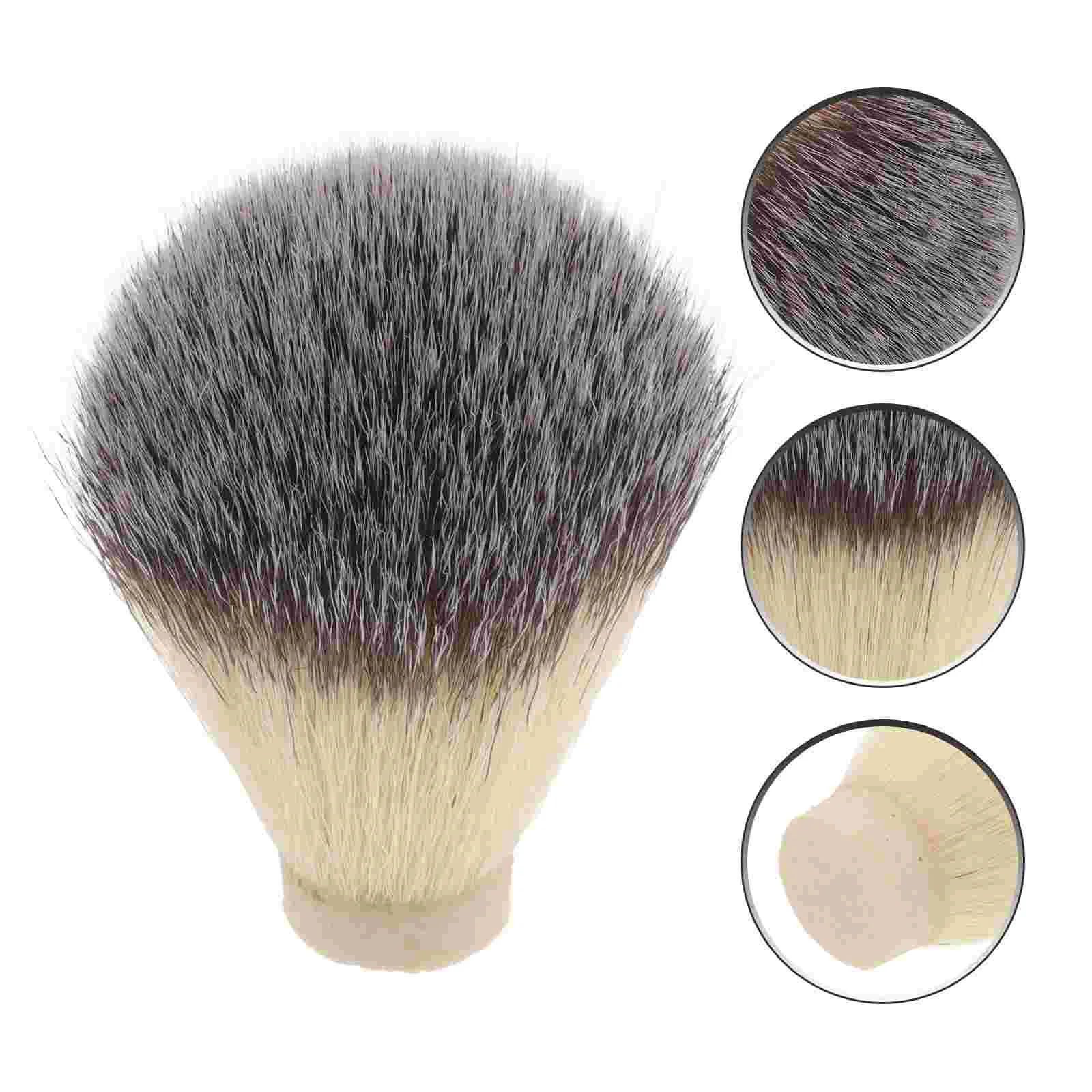 Badger Hair Brush Head Salon Shaving Male for Soap Professional Beard Barber Manual Replacement Neck Duster