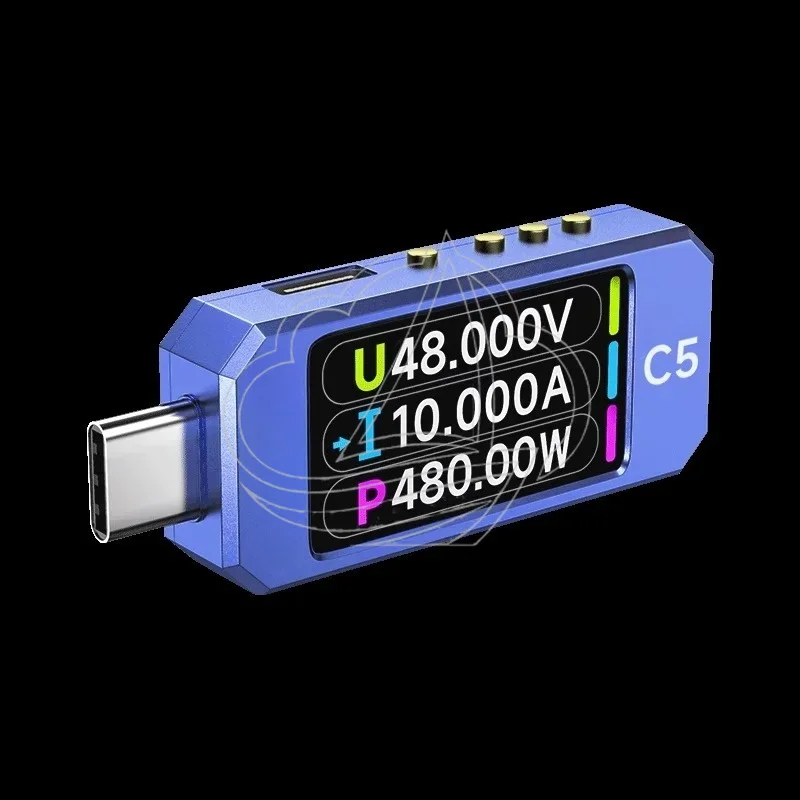 

WITRN C5 red 20bit detector USB voltage and current meter 28V tester PD3.1 fusion fast charging UFS EPR