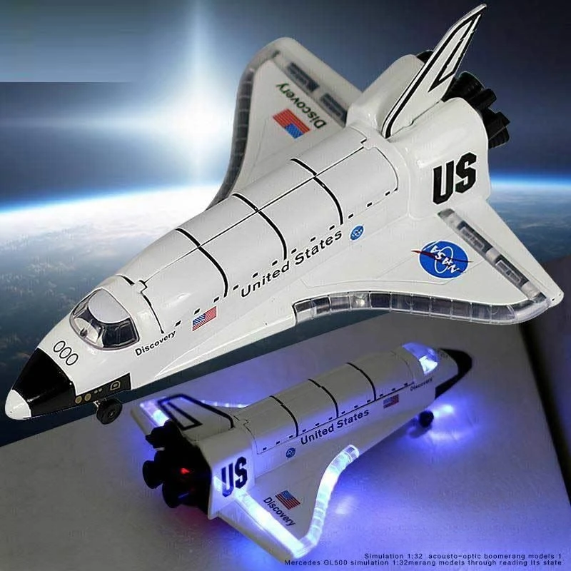 Alloy Space Shuttle Shuttle Simulation Aviation Model Children's Toy Decoration Display Gift