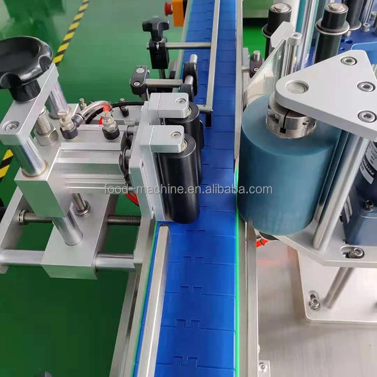 Etichettatrice adesiva per lattine di bottiglie di vetro rotonde in lega di carta di alluminio con controllo automatico PLC