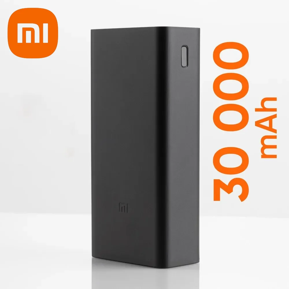 Xiaomi Mi Power Bank 3 30000mAh QC 3.0 PowerBank Fast Charging USB A Type C Charging 3 Device 18W Portable Charger 30000mAh