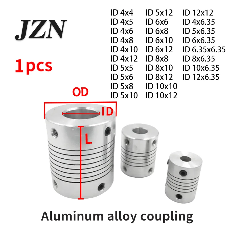 1Pcs D25L40 Aluminu…