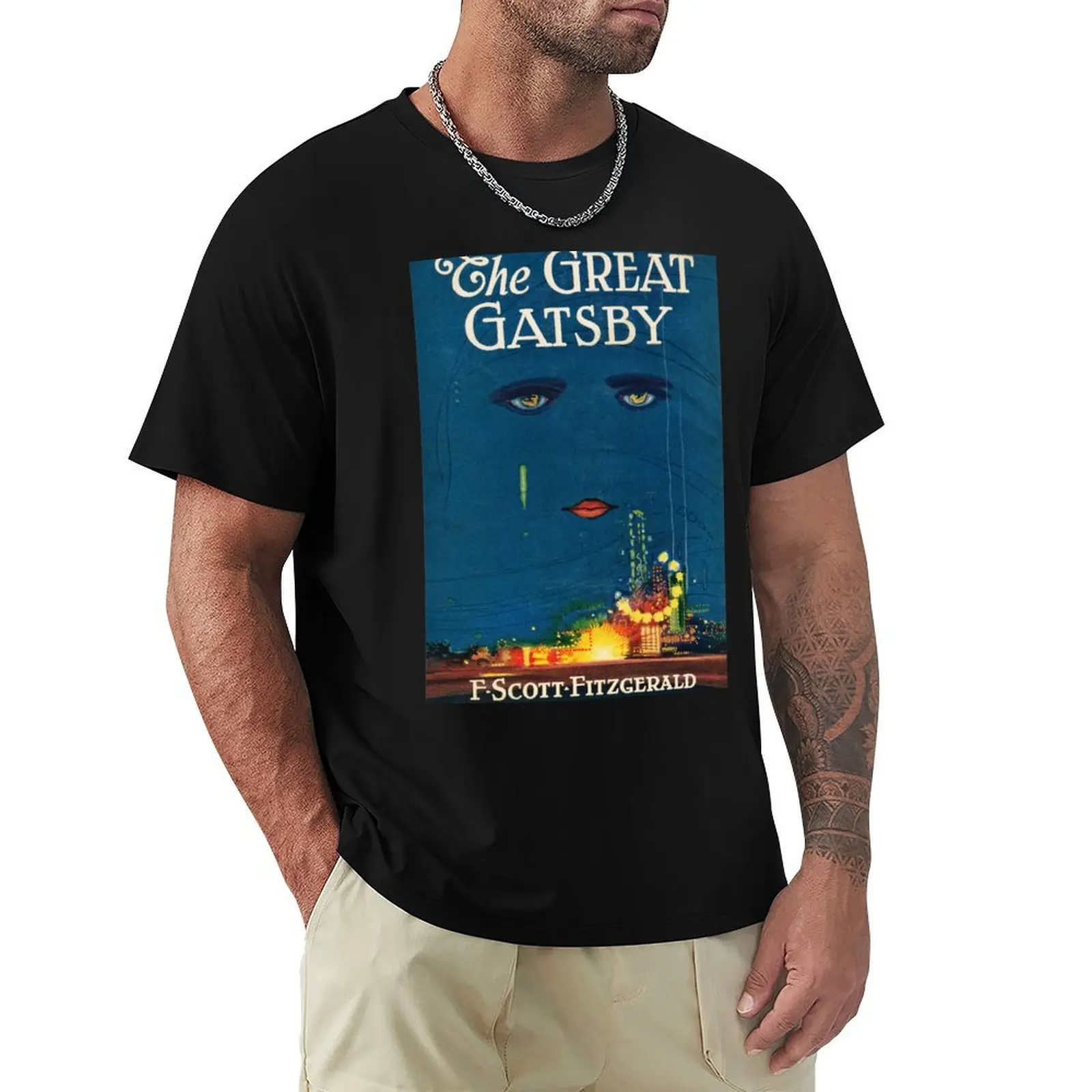 

The Great Gatsby Vintage Book Cover T-Shirt shirts graphic for a boy compression shirt men