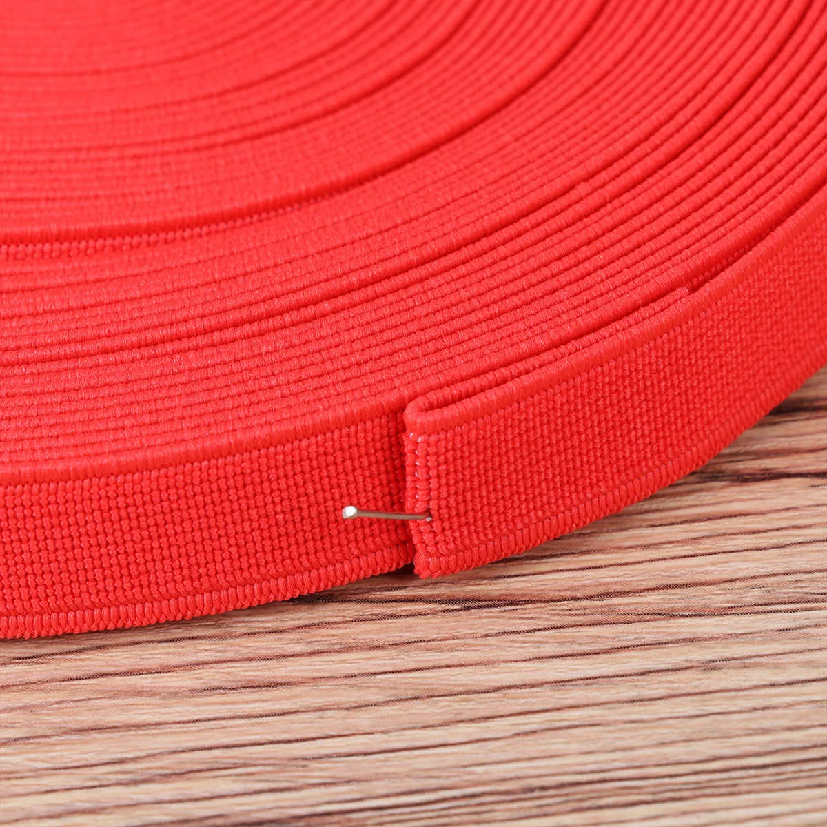 

1 Roll Precise Shoes Elastic Band DIY Elastic Band Shoes Accessory Thickened Plain Elastic Band (1.5cm Width, 16m/Roll, Red)