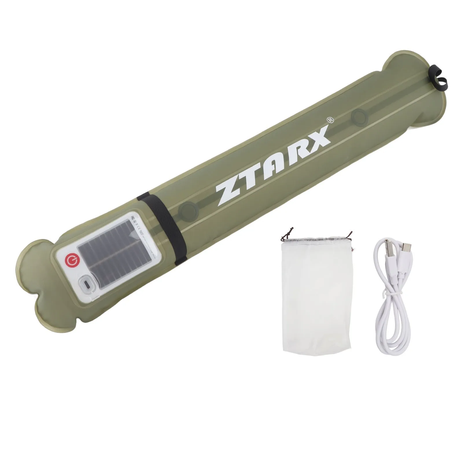 

2024 Outdoor Folding Inflatable Camping Light Solar Inflatable Light Waterproof Magnetic Suction Column Repair Light Stick Lamp