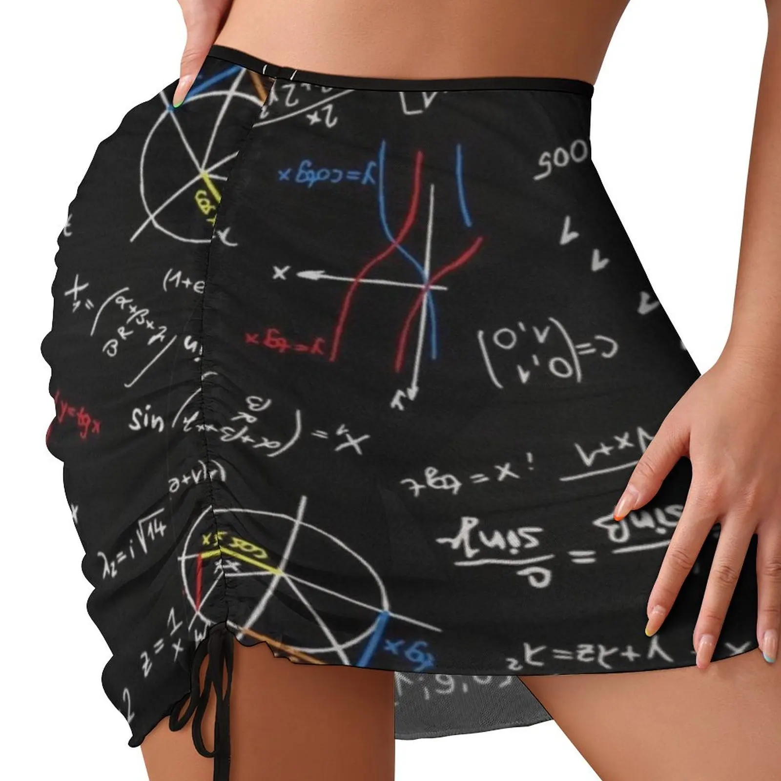 

Mathematics Formulas Numbers Beach Skirt sexy short Beach Skirts Short skirt woman