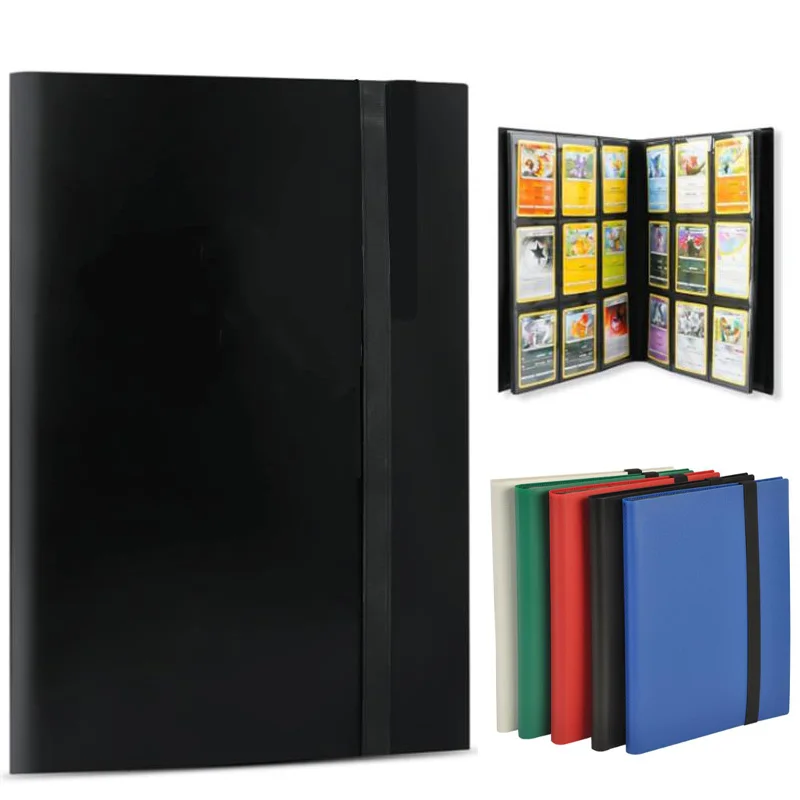 1pc Trading Card Collector Holder 4/9/12-Pocket Binder Porta
