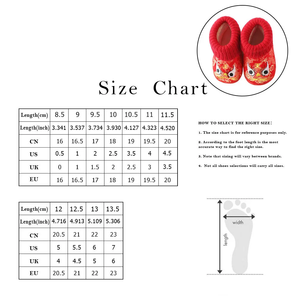 

1Pair Warm Tiger Head Shoes Thickened Children Winter Casual Footwear Breathable Comfortable Anti-Slip Sole Tiger- Shoes
