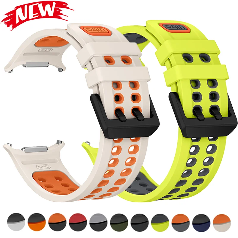 Marine Band For Samsung Galaxy Watch Ultra 2025/2026 Sport Silicone Strap For Samsung Galaxy Ultra 47mm Watchband Accessories