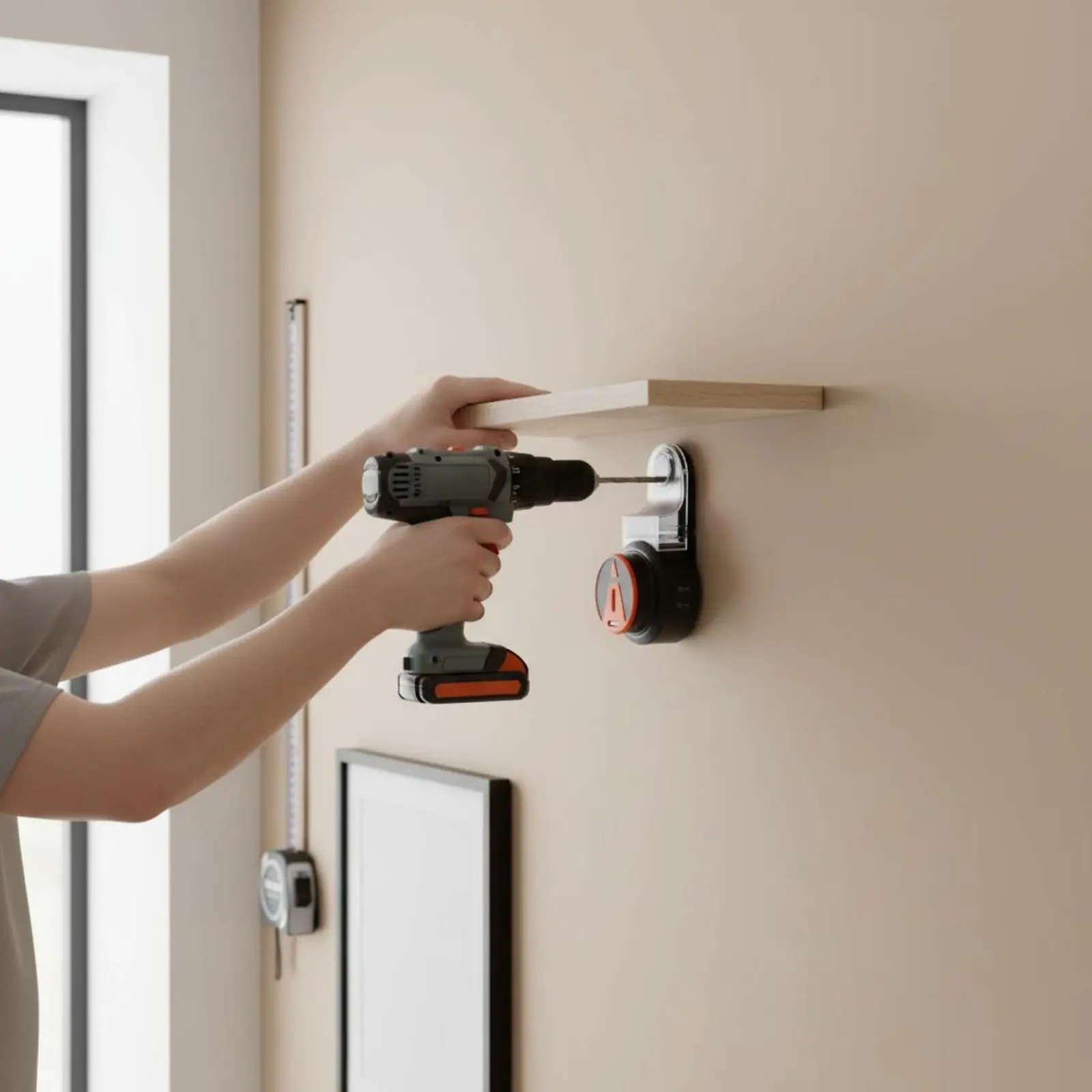Wall Drilling Dust Collector Automatic Suction Drill Dust Catcher Hardware Accessory Large Capacity Construction Tool