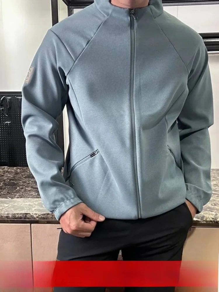 

Outdoor Series Men's Sporty Breathable Jacket Spring Multipiece Patchwork Stand Collar Jacket Fashionable Versatile Long Sleeve