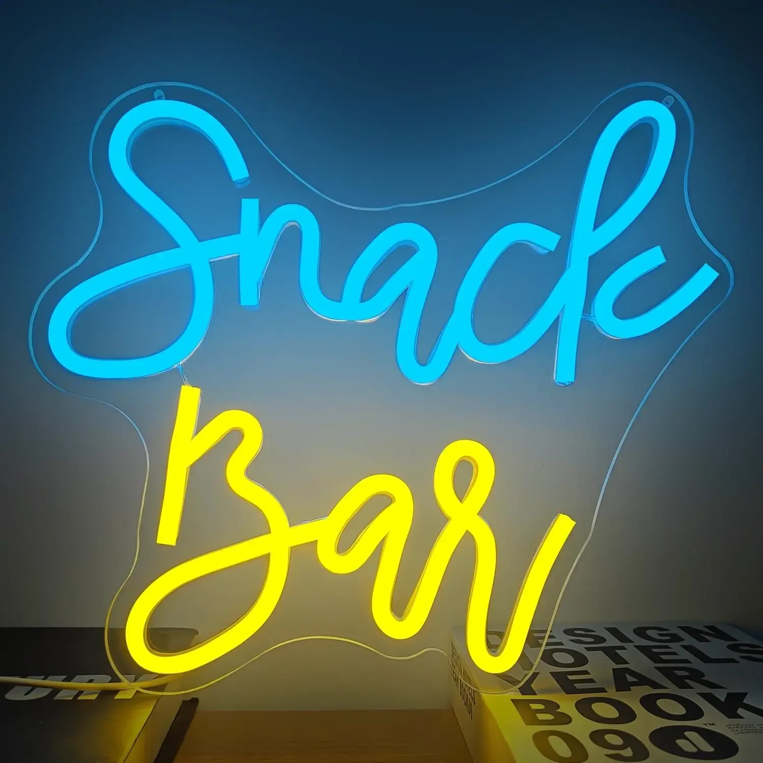 

LED Snack Bar Neon Signs For Wall Decor Dimmable For Snack Bar Clubs Cakes Candy Snack Bar Snack Stalls Coffee Bars